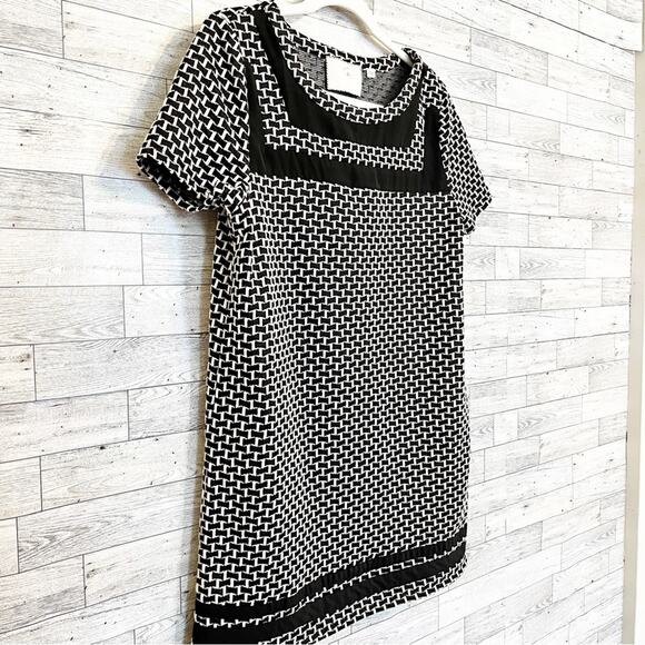 ANTHROPOLOGIE | POSTMARK Short Sleeve Basketweave Tunic Top, S - Picture 5 of 11
